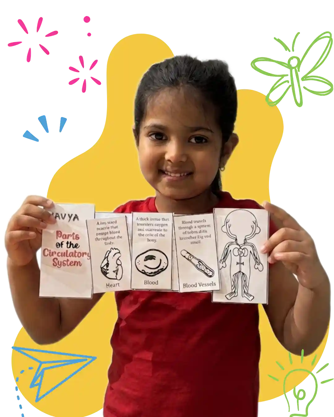 A child engaged and delighting in a ThinkRight right-brain session