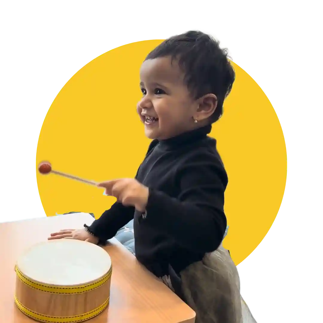 A child in a ThinkRight Foundation session